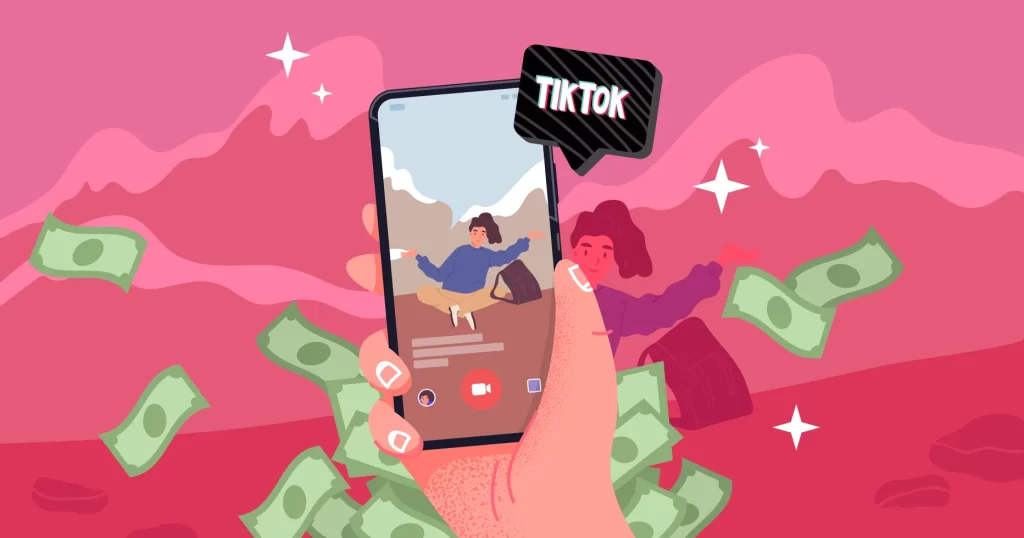 A creative representation of effective strategies for promoting affiliate products on TikTok.